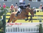 John French and Small Affair on course.