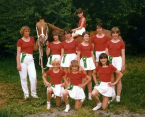 Youth vaulting team, circa 1970s Germany.