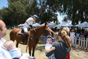 Babies welcome at Will Rogers Polo Club.