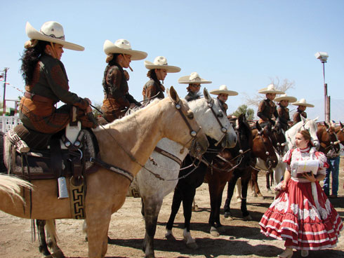 Before every competition, Mexican Federation of Charrería judges inspect every aspect of presentation. (Photo courtesy Pony Highway Productions)