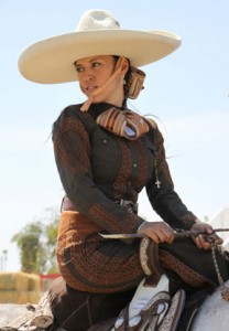 Charrería rider in traditional Mexican folk attire. (Photo by Jodi Champagne)