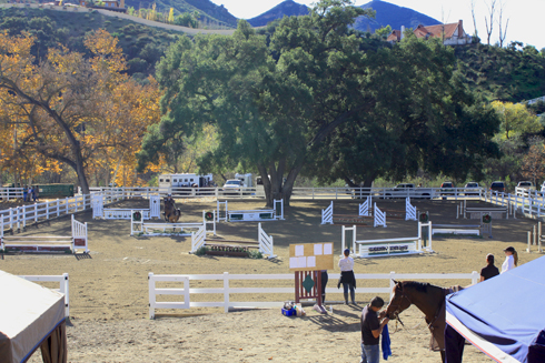 Main arena at Malibu Creek Equestrian Center.