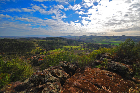 Panoramic view of Rockview Trails.