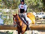 James Alliston and Tivoli on the cross country course.