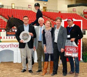 Saer Coulter accepts her trophy with Graciella 50.