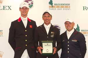 Trio of Rolex Kentucky 3-Day Event winners.