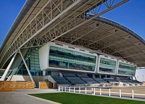 Al Shaqab Equestrian Center outdoor allows views for the horse.