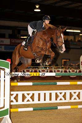 Ashlee Bond and Chela LS on course.