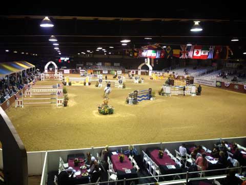 Indoor arena at Rancho Murieta EquestrianCenter.