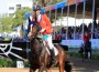 Beezie Madden beams and gives her horse a pat after her third immaculate round at the 2011 Pan American Games.