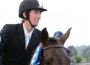 James Allison on the victory lap with his horse after winning the 3*.