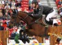 Eduardo Menezes and his horse Calavda jumping at the Las Vegas National.