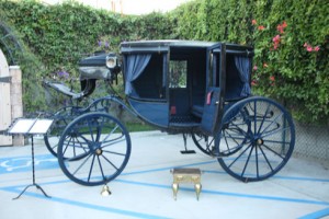 Royal Blue "Curtain Coach," onced owned by John D. Rockefeller