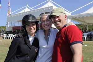 The Kessler family: Reed, Teri and Murray, embrace.