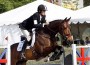 James Allison and Jumbo's Jake in the show jumping phase.