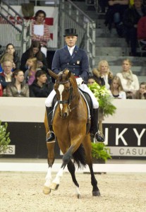 Jan Ebeling and Rafalca perform a half pass