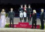 Winners at the 2012 Reem Acra FEI World Cup Dressage Finals at the podium.