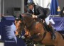 Nick Skelton and Big Star soar over a jump.