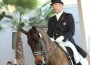 Close-up of Guenter Seidel and Fandango competing grand prix in Del Mar.