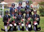 Eight members of the Zone 10 NAJYRC teams pose with flowers to commemorate final team selection for 2012.