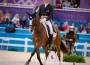 Boyd Martin and Otis Barbotiere do an extended trot