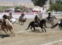 Charrería riders drill in formation.