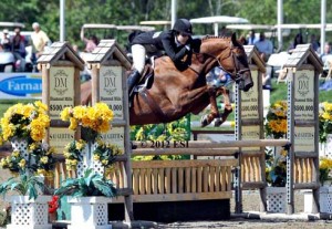 Patricia Griffith and Sienna on course.