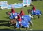 German team does victory lap in coolers.