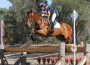 Lauren Billys and Ballingowan Ginger jump cross country at Galway Downs.