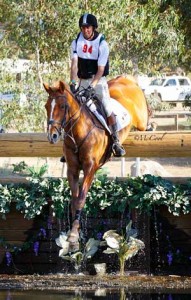 James Alliston and Tivoli on the cross country course.