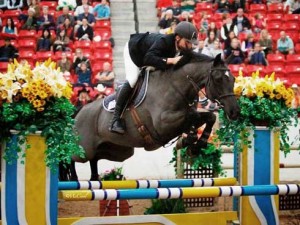 Karl Cook and Notories Utopia on course at the Las Vegas National.