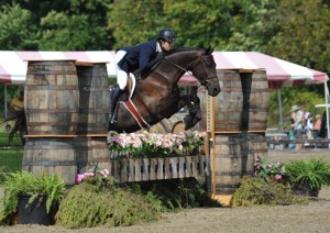 Nick Haness and Gelato on course at HITS on the Hudson.