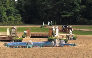 Hope Glynn and Chance of Flurries ride the Outside Course in Saugerties.