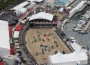 Aerial view of the show grounds at Monaco.