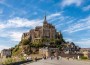 Mont St. Michel looks both historical and futuristic.