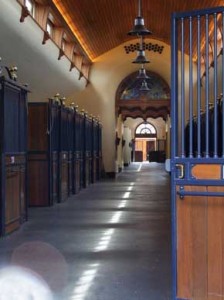 Luxurious barn interior at Stal Tops.