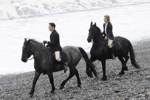 Jonathan Rhys Meyers and Natalia Vodianova